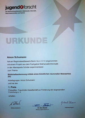 Urkunde Amon