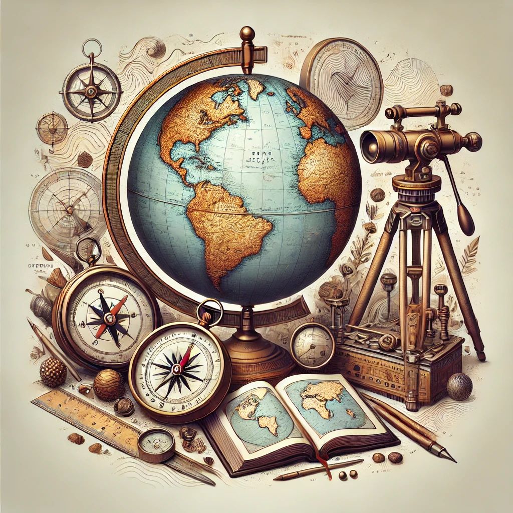 Geografie: Titelbild (KI generiert)