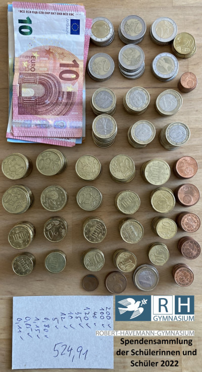 Spendensammlung Ukraine