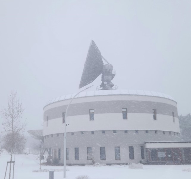Arbeit im Schneesturm am 03.01.2026