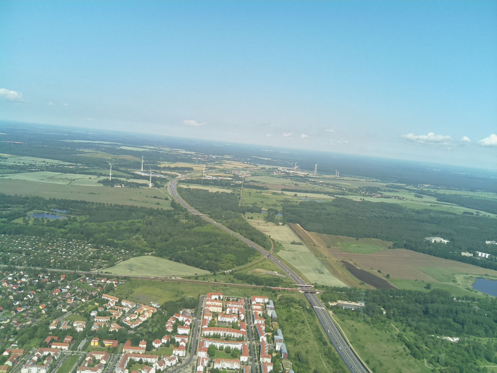 Flug des Ballons